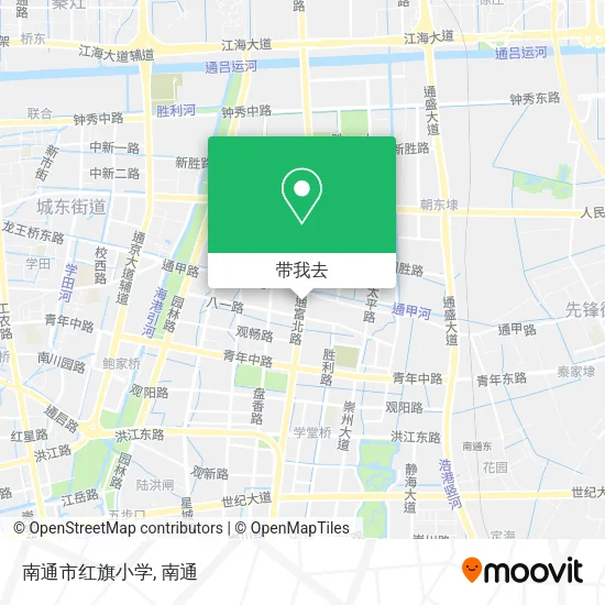 南通市红旗小学地图