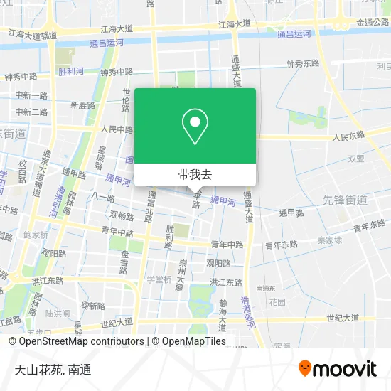 天山花苑地图