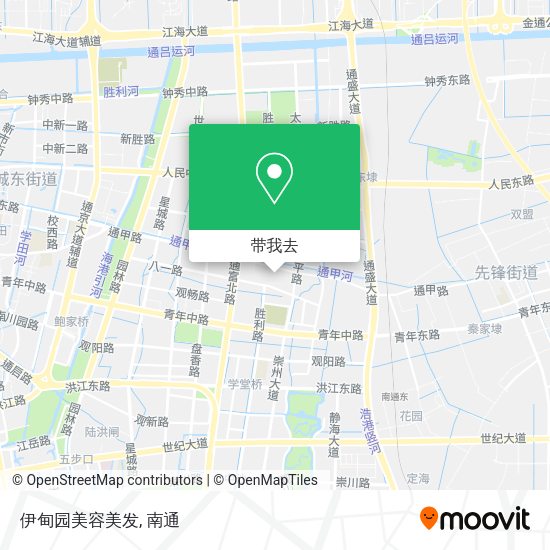 伊甸园美容美发地图