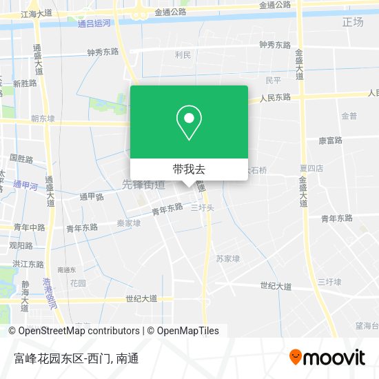 富峰花园东区-西门地图