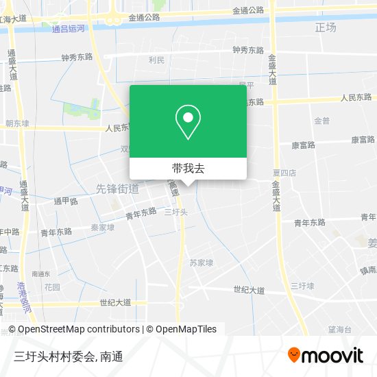 三圩头村村委会地图