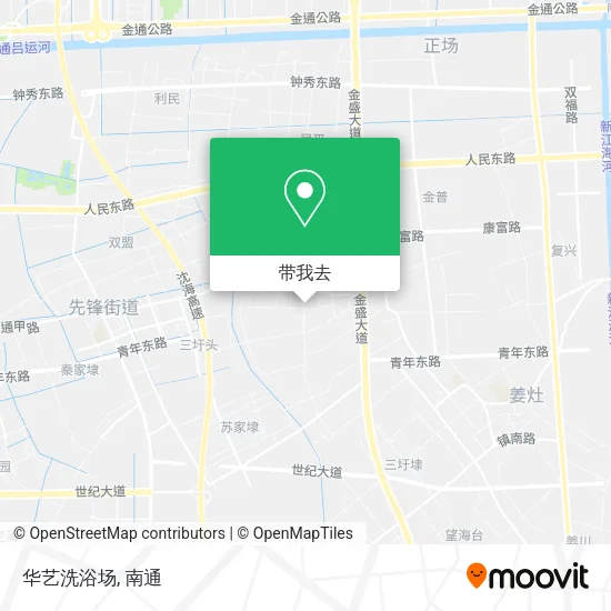 华艺洗浴场地图