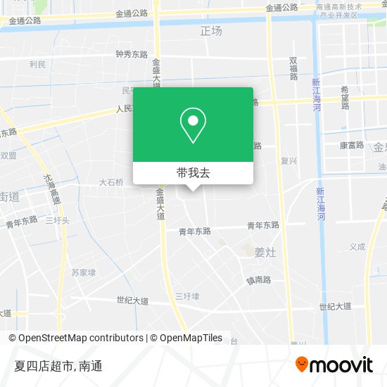 夏四店超市地图