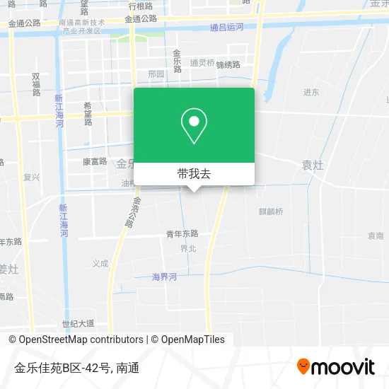 金乐佳苑B区-42号地图