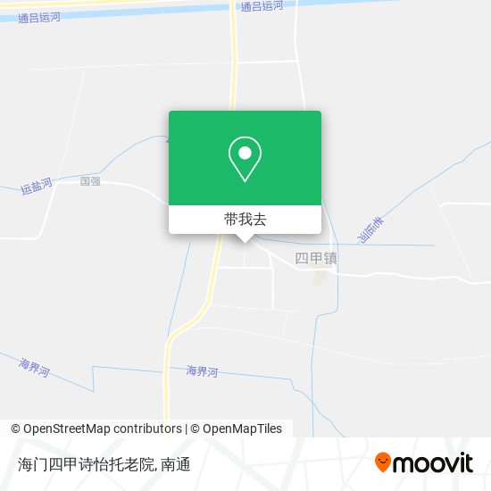 海门四甲诗怡托老院地图