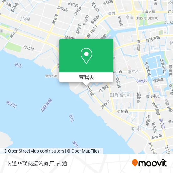 南通华联储运汽修厂地图