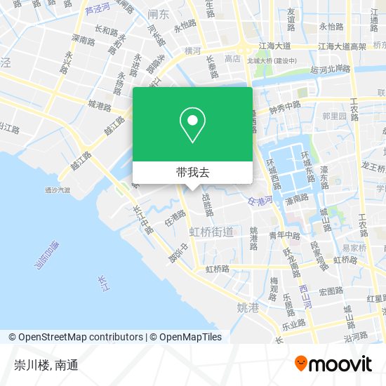 崇川楼地图