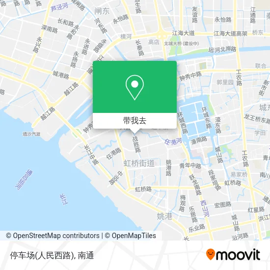 停车场(人民西路)地图