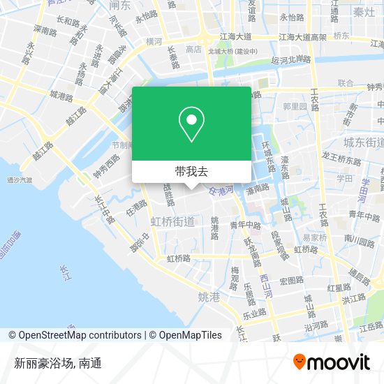 新丽豪浴场地图