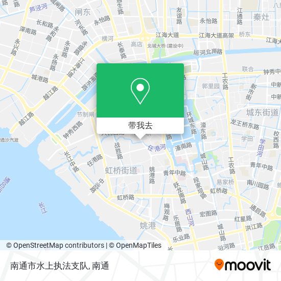 南通市水上执法支队地图