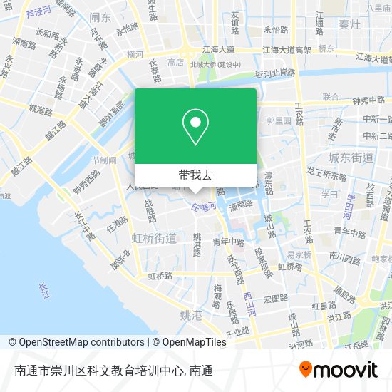 南通市崇川区科文教育培训中心地图