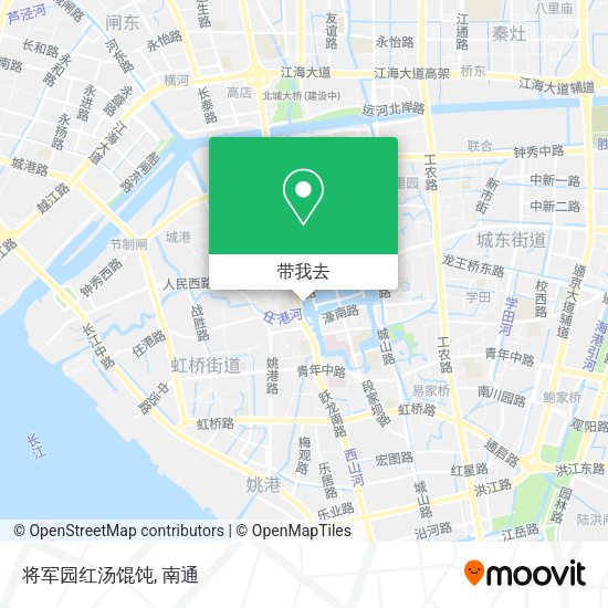 将军园红汤馄饨地图