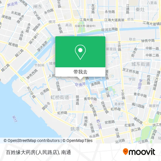 百姓缘大药房(人民路店)地图