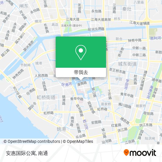 安惠国际公寓地图