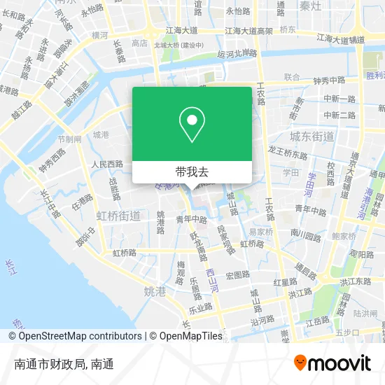 南通市财政局地图