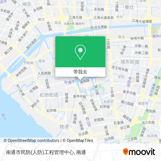 南通市民防(人防)工程管理中心地图