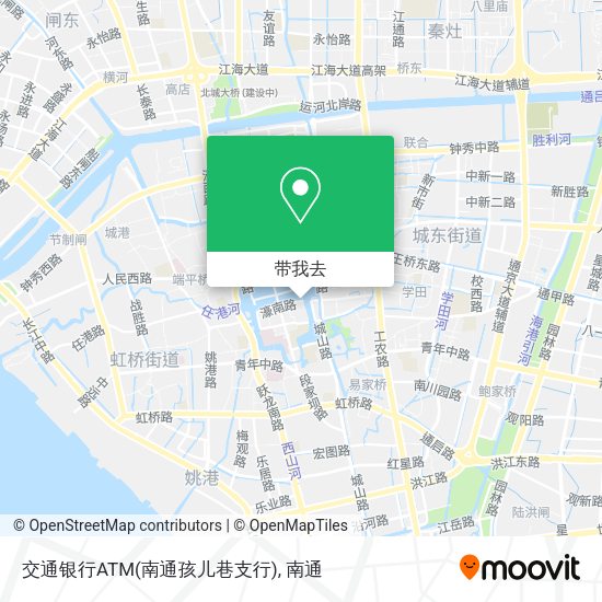 交通银行ATM(南通孩儿巷支行)地图