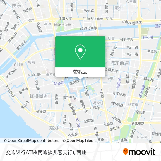 交通银行ATM(南通孩儿巷支行)地图