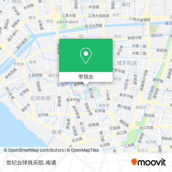 世纪台球俱乐部地图