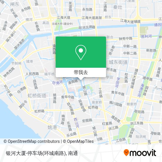 银河大厦-停车场(环城南路)地图