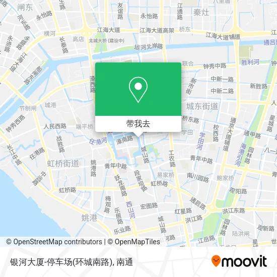 银河大厦-停车场(环城南路)地图