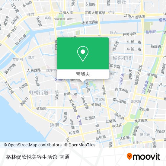 格林缇欣悦美容生活馆地图