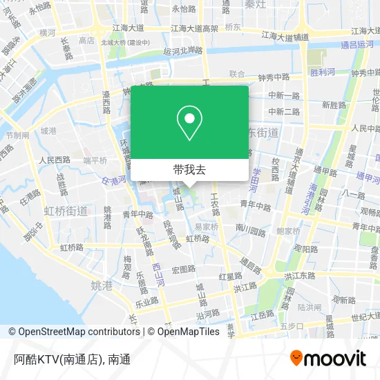 阿酷KTV(南通店)地图