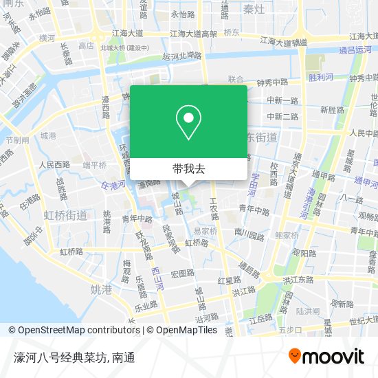 濠河八号经典菜坊地图