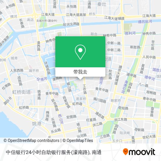 中信银行24小时自助银行服务(濠南路)地图