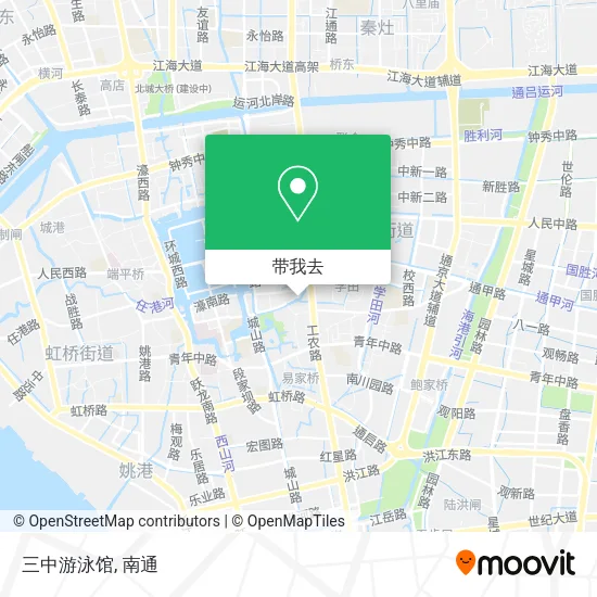 三中游泳馆地图