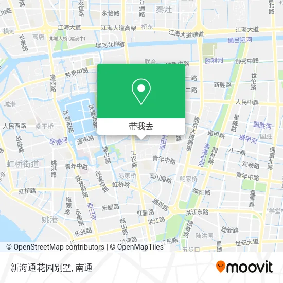 新海通花园别墅地图
