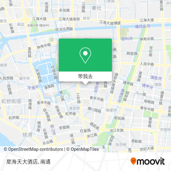 星海天大酒店地图