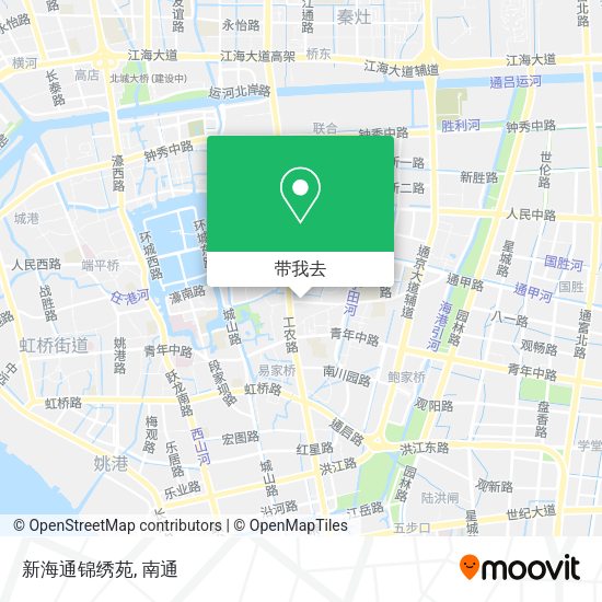 新海通锦绣苑地图