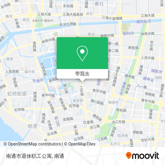 南通市退休职工公寓地图