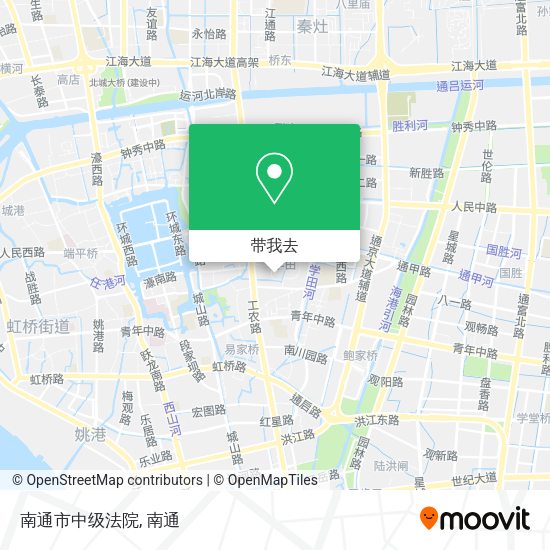 南通市中级法院地图