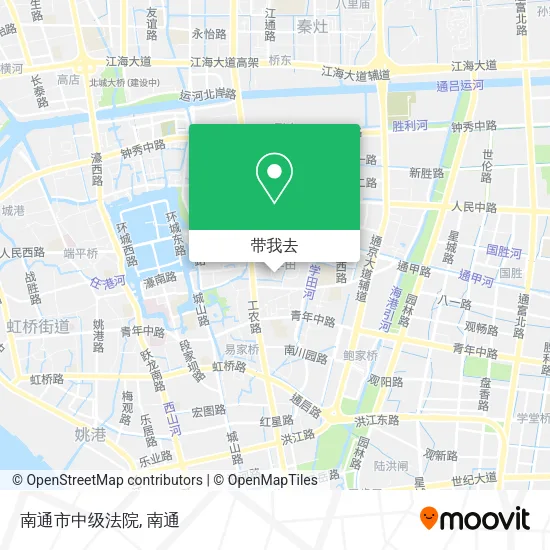 南通市中级法院地图