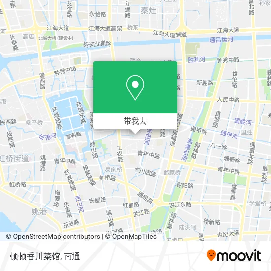 顿顿香川菜馆地图