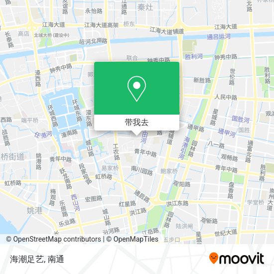 海潮足艺地图