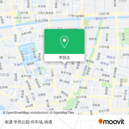 南通·学田公园-停车场地图