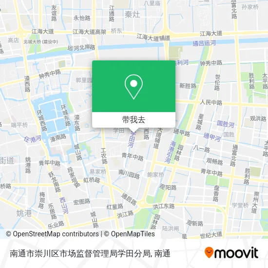 南通市崇川区市场监督管理局学田分局地图