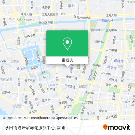 学田街道居家养老服务中心地图