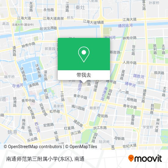 南通师范第三附属小学(东区)地图