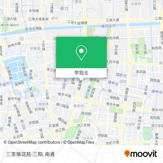 三里墩花苑-三期地图