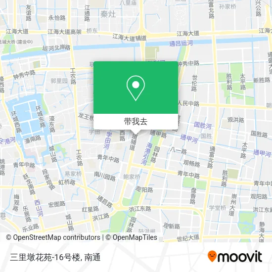 三里墩花苑-16号楼地图