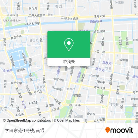 学田东苑-1号楼地图