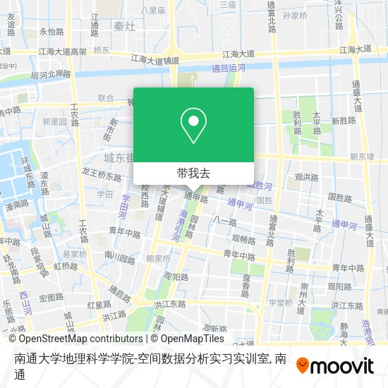 南通大学地理科学学院-空间数据分析实习实训室地图