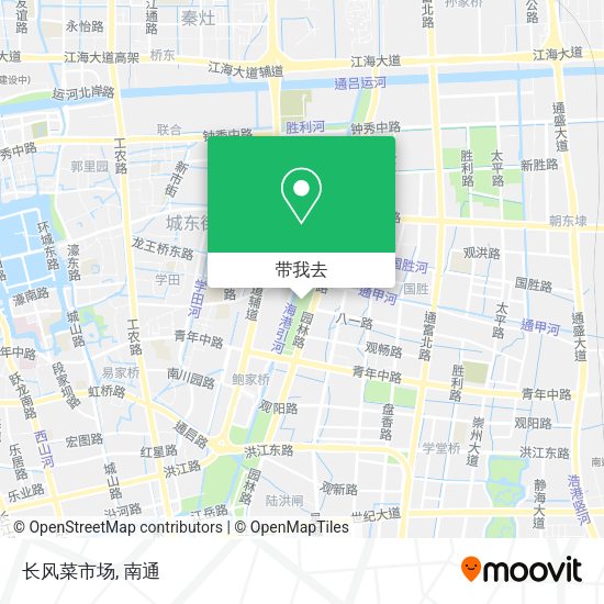 长风菜市场地图