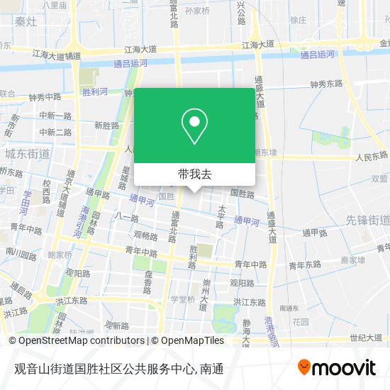 观音山街道国胜社区公共服务中心地图