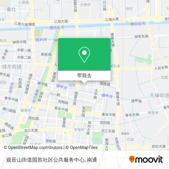 观音山街道国胜社区公共服务中心地图