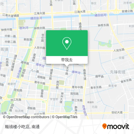 顺禧楼小吃店地图